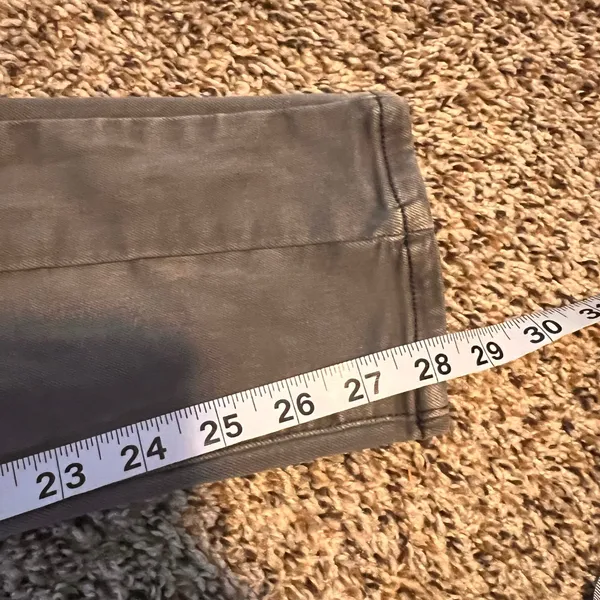 American‎ Eagle Jeggings High Waisted Button Fly Green Wash Size 12 - Image 7