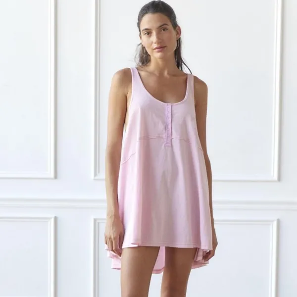 Urban Outfitters Out From Under Oversized Pink Babydoll Mini Dress | Size Small - Image 2