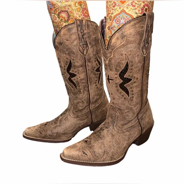 Laredo Women's Lucretia Leather Cowboy Boots - Image 4