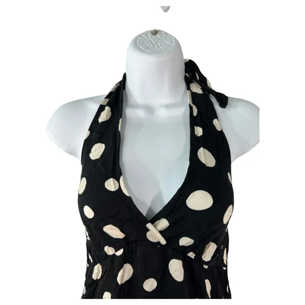 Intimissimi Satin Dots Viscose Halter Bodysuit Size Small - Image 9