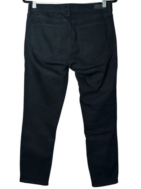 Abercrombie & Fitch Super Skinny Ankle Mid Rise Black Jeans Size 30/10 Short - Image 3