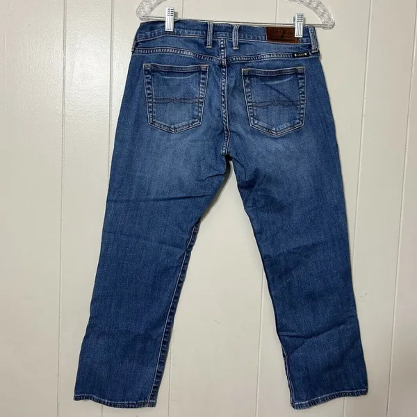 Lucky Brand Sweet Crop Jeans Size 4/27 Blue Stretch Denim Cropped Mid Rise Women - Image 2