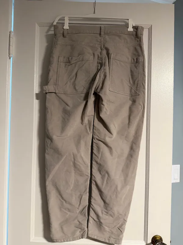 Free People Corduroy Cargo Pants Taupe - Image 2