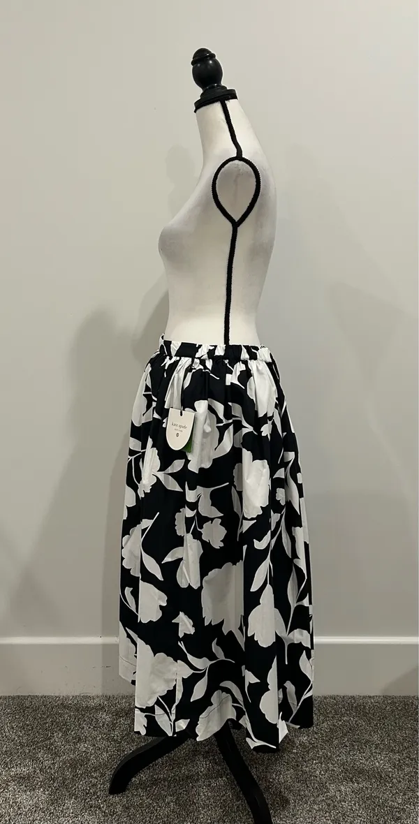 Kate Spade New York Volume Midi Skirt - Image 3