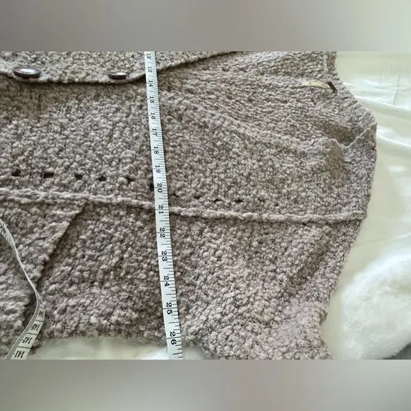 FREE PEOPLE FALL FRIEND CARDI CARDIGAN~OVERSIZED MARLED KNIT SWEATER.Size XS. - Image 13