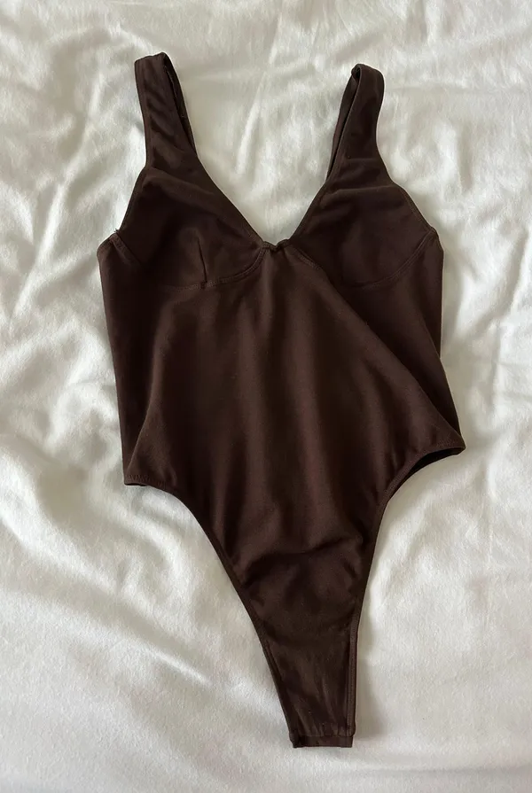 Los Angeles Apparel GARMENT DYE TANK BODYSUIT - Image 2
