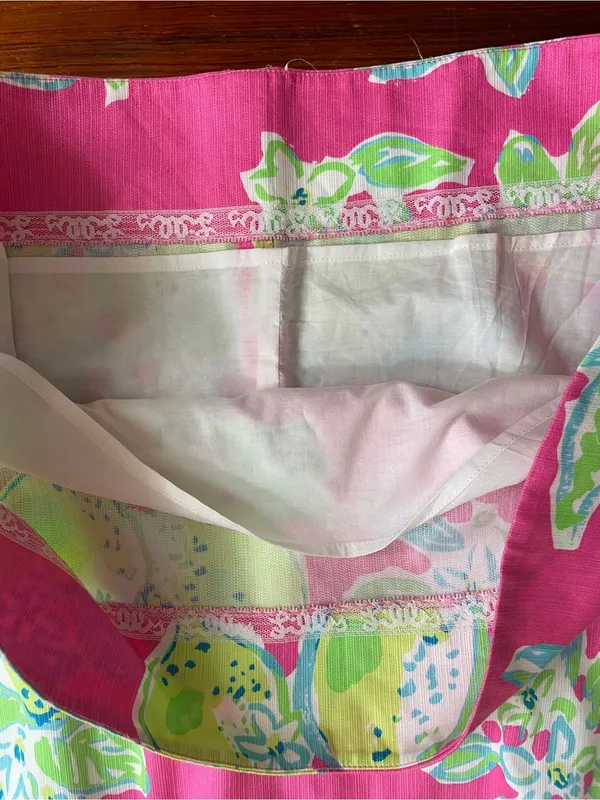 Lilly Pulitzer Delia Hotty Pink Lemonade Shift Mini Cotton Dress Sz 8 🧡🎀 - Image 11