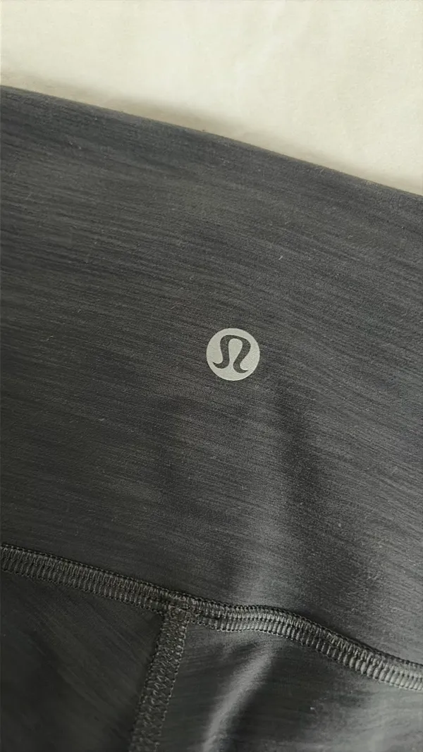 Dark Grey Lululemon Leggings - Image 3