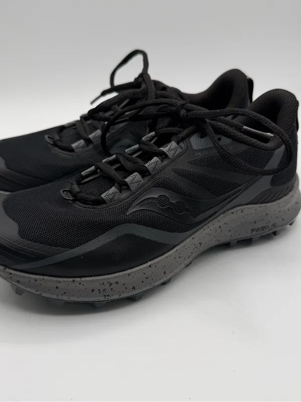 Saucony Peregrine 12 Womens 7 Black Charcoal Trail Running Shoes NWOB S10737-05 - Image 3