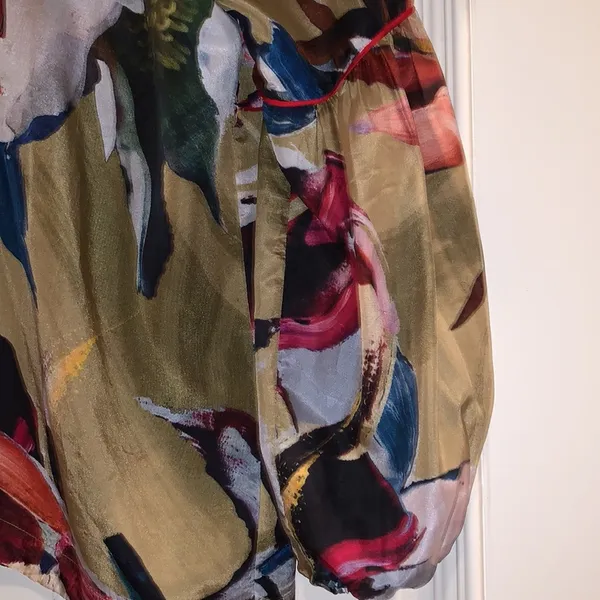 Vineet Bahl Anthropologie Silk Blouse - Image 6