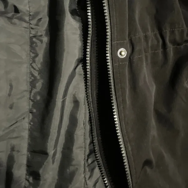 Nautical Heavyweight High Collar Full Zip Utility Jacket 1X Fleece Line Outwear - Image 4