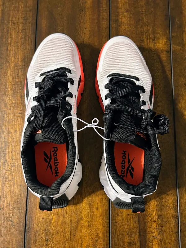 Reebok Men’s Court Advance Sneakers White Black Red Size 9 Low Top Shoes NWOT - Image 4