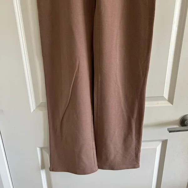 Adanola Taupe Wide-Leg Drawstring Pants - Image 6