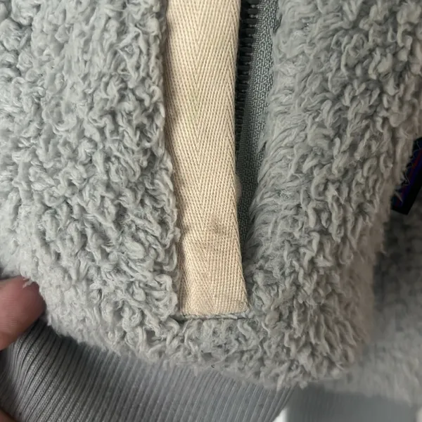 Patagonia Los Gatos Bomber Jacket Women‎ Small Gray Pockets Zip Pockets 🦋 - Image 3