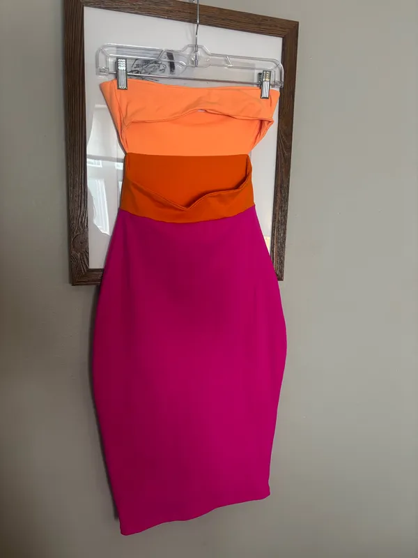 Susana Monaco color block cut out tube dress - Image 4