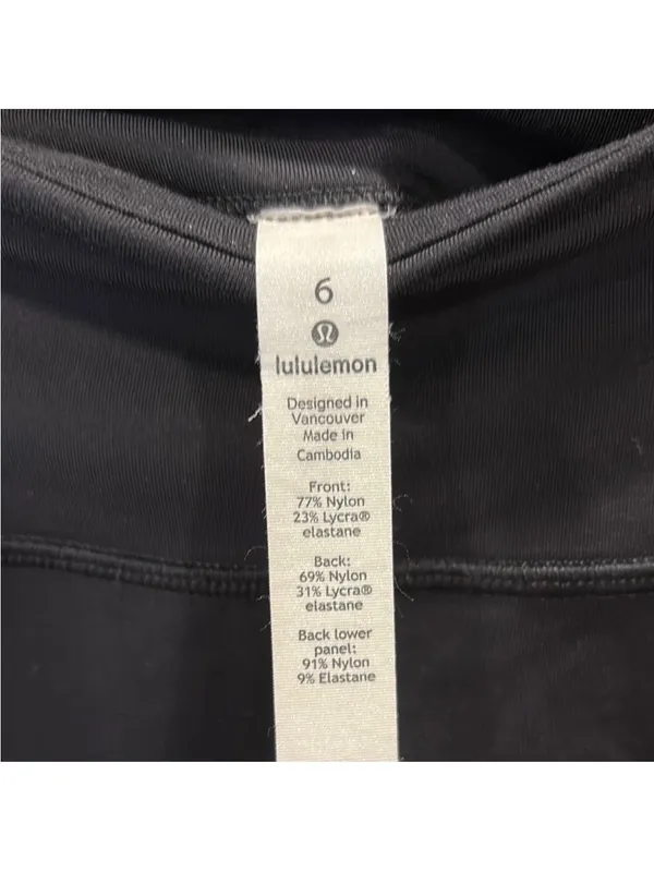 lululemon athletica Black High-Rise Crop Leggings - Image 2
