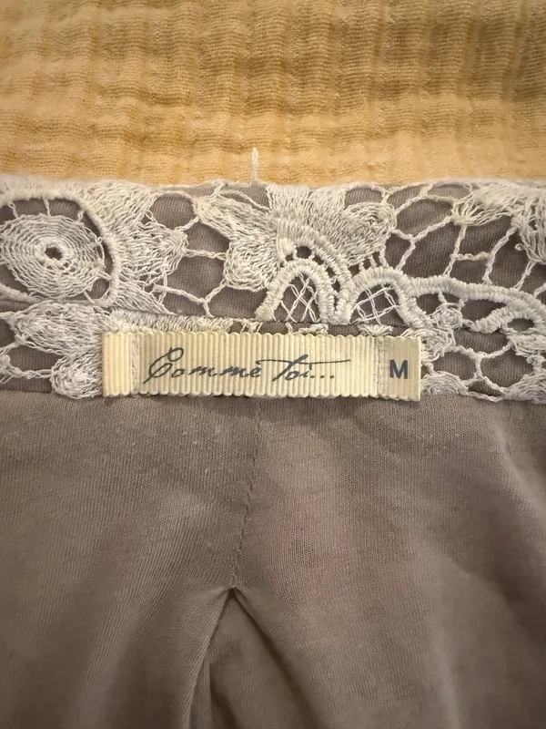 Comme Toi EUC Unique Anthropologie Elegant Lace Women's Jacket with Pockets - Image 5