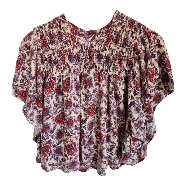 Free People Boho Floral Blouse - Image 6