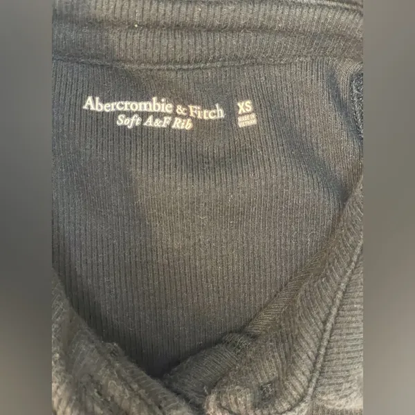 Abercrombie & Fitch Women’s Black‎ Ribbed Tank Top Size XS - Image 5