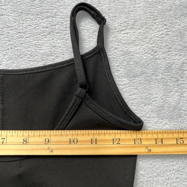 Qinsen Jumpsuit Sleeveless Flare‎ Leg Black Nylon Spandex One Piece Romper - Image 7