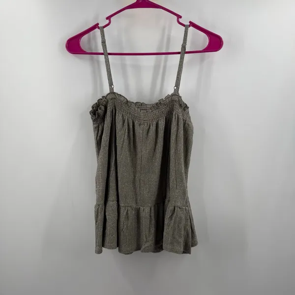 Amadi Tank Top SZ Small Wyatt NEW Boho Fairy Shimmer Anthropologie Smock Cami - Image 5