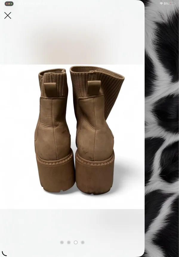 Tank ankle boots Brown Size 8 - Image 3