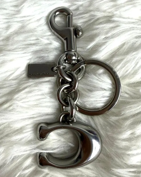 COACH Signature " C " Bag Charm - Image 2