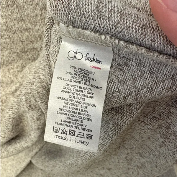 A New Day Cropped Button-Front Polo Sweater - Grey - Image 3