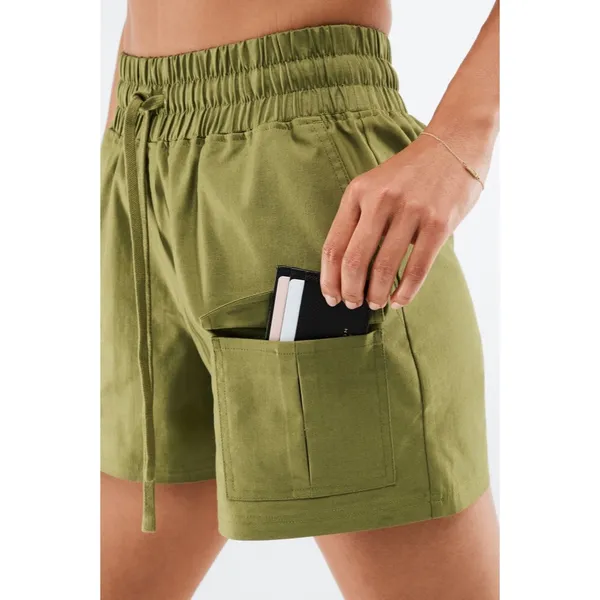 Fabletics - Green Camden Cargo Short, Size Xxs Reg $59.95 60% Cotton 40% Polyester - Image 3