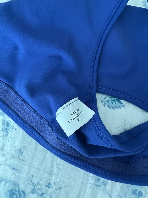 Vuori All The Feels Bra Blue - Image 3