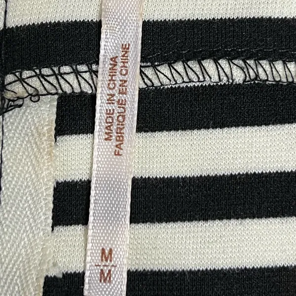 Free People Black and White Striped Dress - Medium - EUC - Image 3