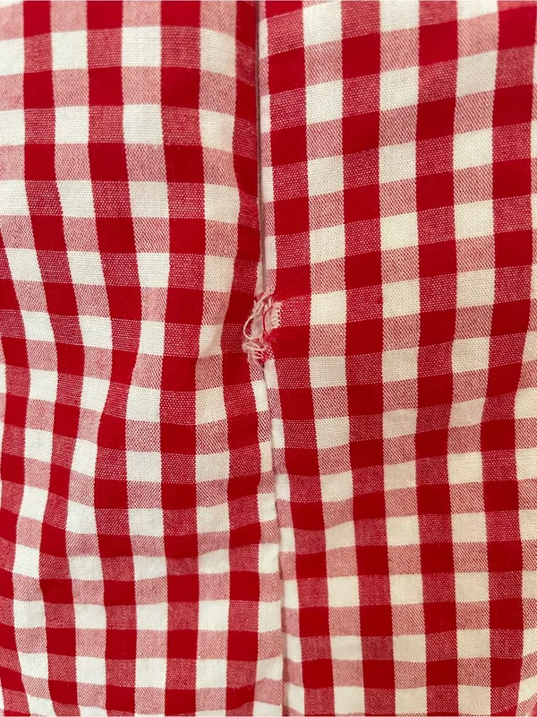 Beginning Boutique Mercury Mini Red Gingham Dress Size Small - Image 5
