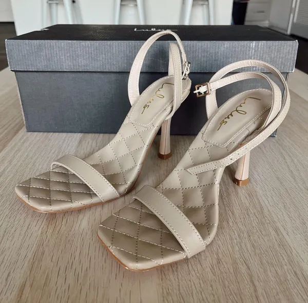 Lulus Nude Heels - Image 3