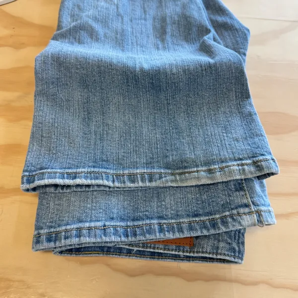 Vintage Y2K Vigoss The Miami Flare Jeans Light Wash Distressed Low Rise Size 5 S - Image 9