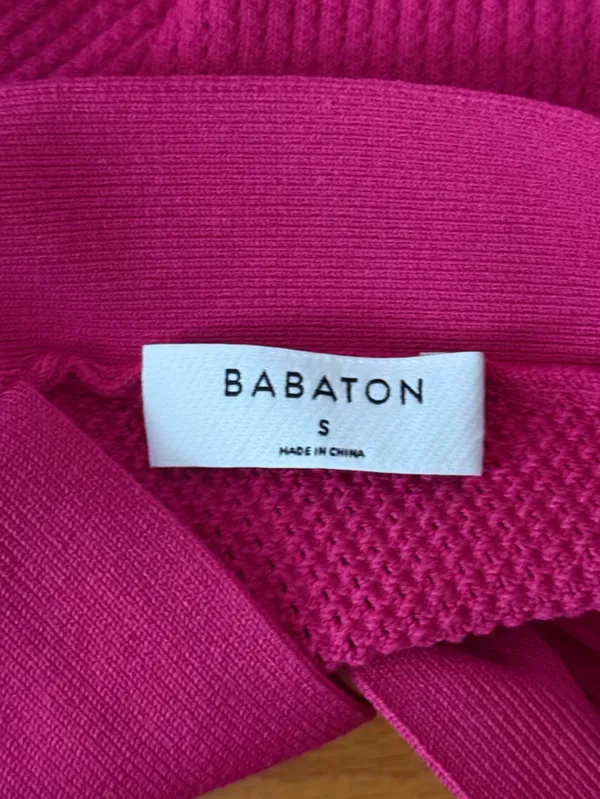 Aritzia Babaton Sculpt Knit Criss Cross Cropped Tank in Pink - Image 4