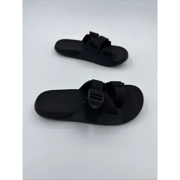 Chaco Chillos Slide Sandals Women's Size 7 Black Adjustable Straps Hiking Walk - Image 2