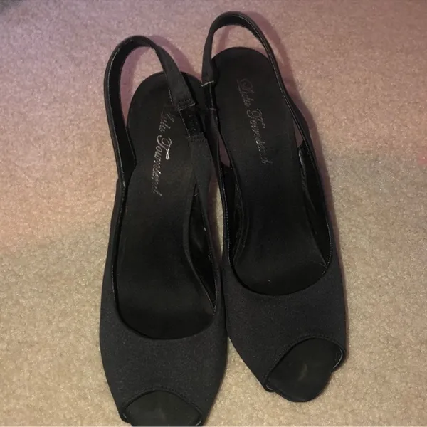 Lulu Townsend Night-out Satin‎ Platform Pump B29 - Image 5