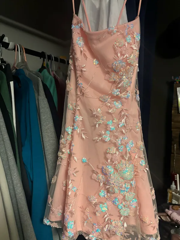 Pink Sparkly Windsor Homecoming Dress - Image 2