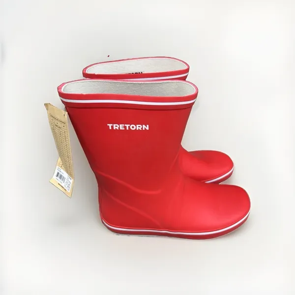NWT Tretorn Storm Red Rubber Rain Boots Womens Sz 9‎ Waterproof Pull On 47320950 - Image 4
