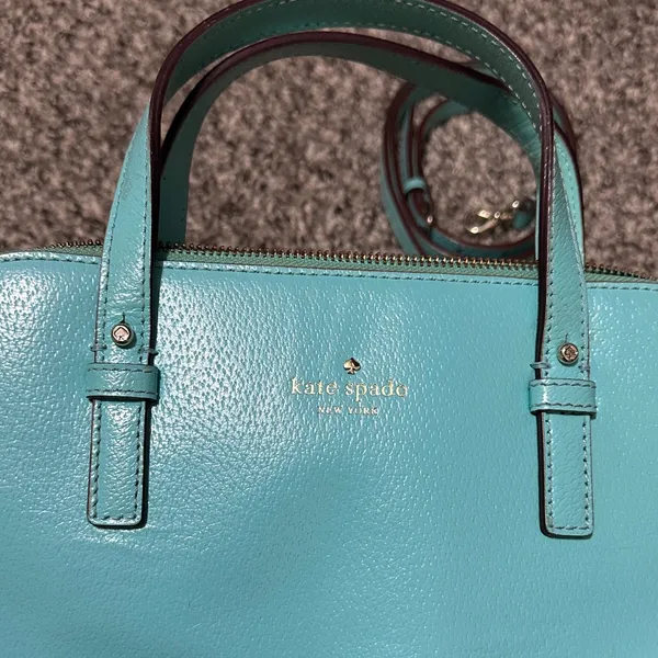 Kate Spade Aqua Blue Satchel - Image 2