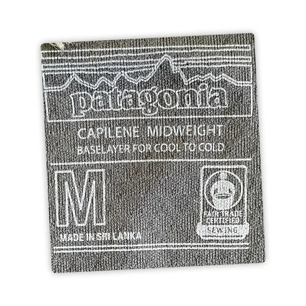 Patagonia Women's M Capilene Midweight Base Layer Shirt Black Long Sleeve Top - Image 4