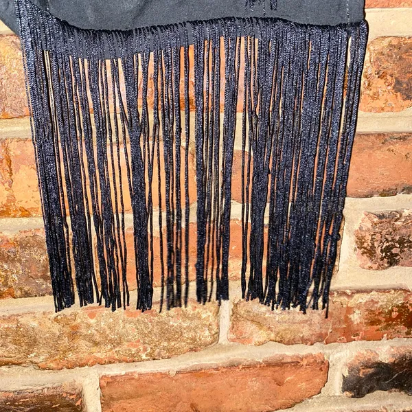 NWT Anthropologie Cleobella Black Fringed Alexa Shorts Women's Size Large - Image 6