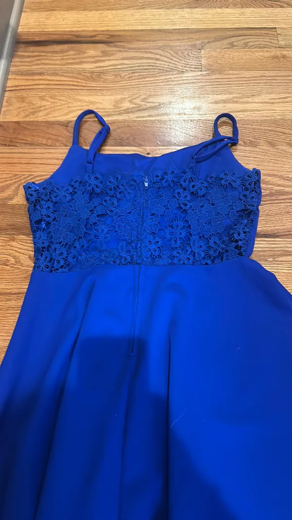 Blue formal homecoming dress - Image 2