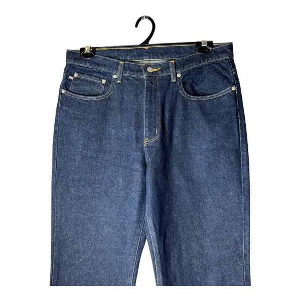 Ralph Lauren Jeans Women 14 Blue Denim‎ Dark Wash RL Flare Bootcut Preppy - Image 3