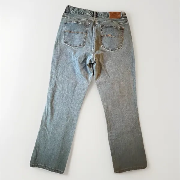 LRL Lauren Jeans Classic Straight Blue Denim Jeans Womens Size 10‎ - Image 3