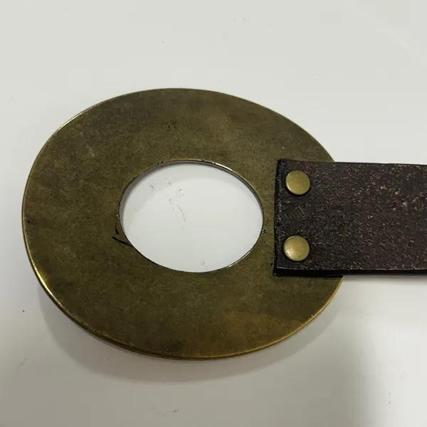 Coldwater Creek Brown Leather Western Belt Brass Hook Buckle Plus Size‎ 1X 2X - Image 14