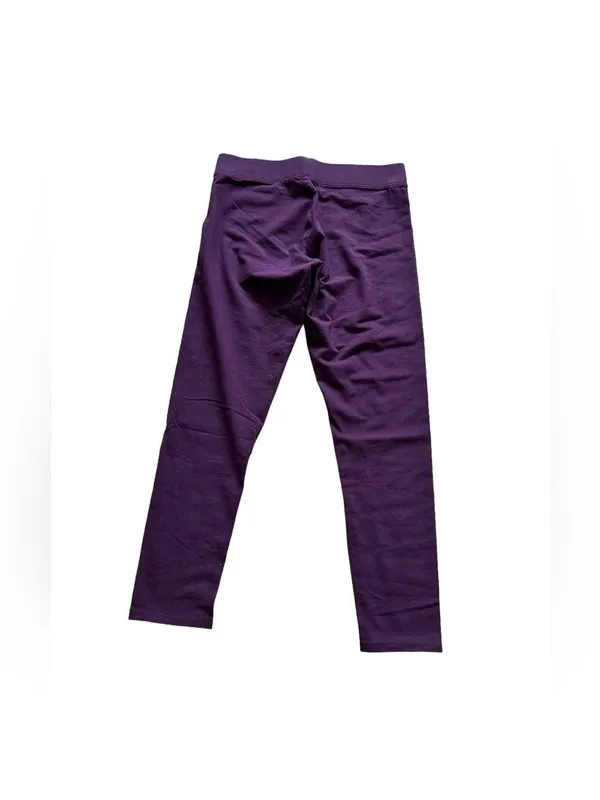 Aerie Burgundy Leggings Medium Short Chill Play Move - Image 2
