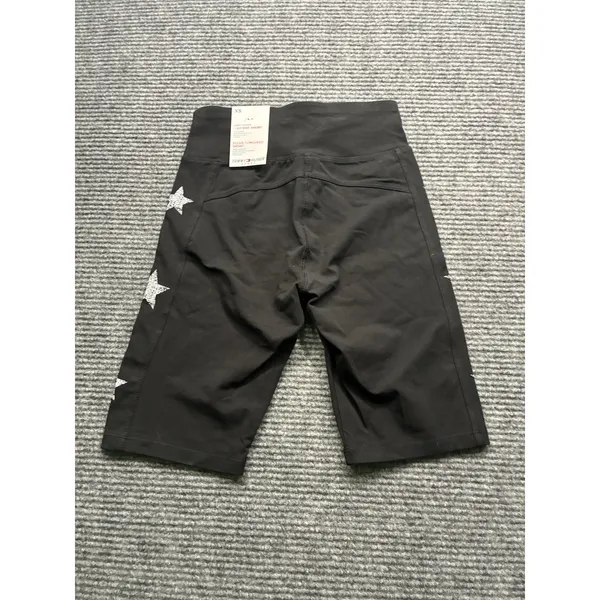 Tommy Hilfiger Sport Star Print Bike Shorts‎ High Rise 4 Way Stretch Black XS - Image 9