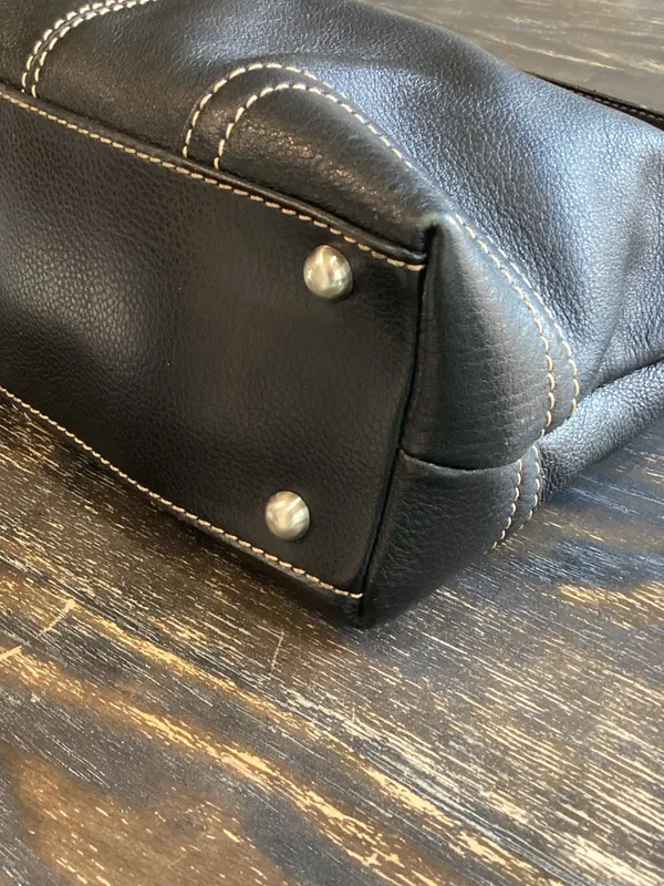 The Sak Black Leather Shoulder Bag - Image 7