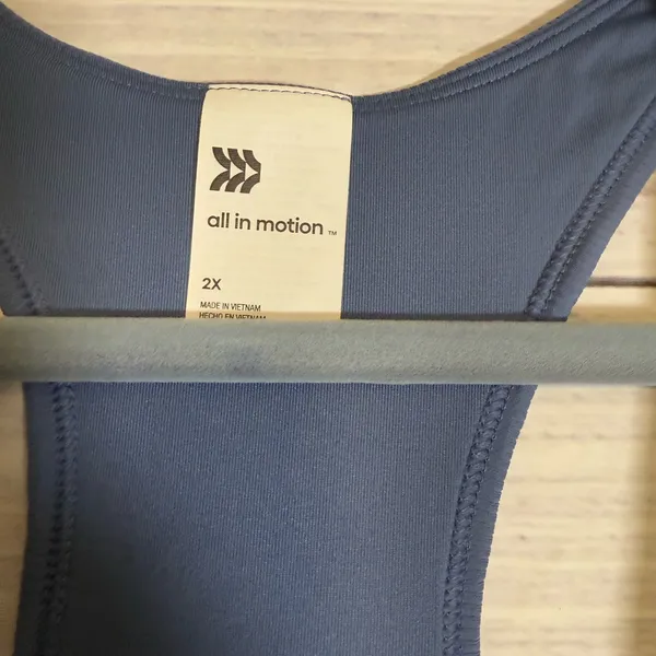 All in Motion Steel Blue Sport Top - Image 3